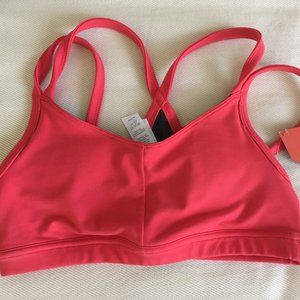 NWT Oiselle Strappy Bra size 4, Blaze color